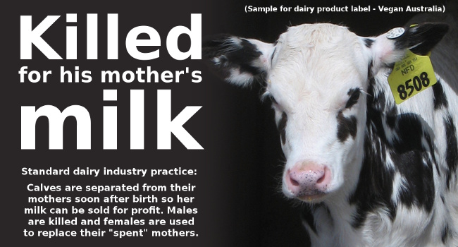 Dairy industry: label your products honestly
