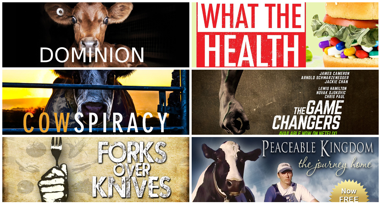 Top 6 free vegan films