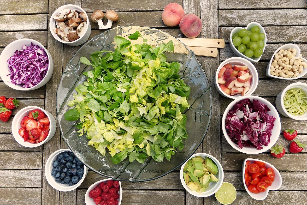 vegan salad dish